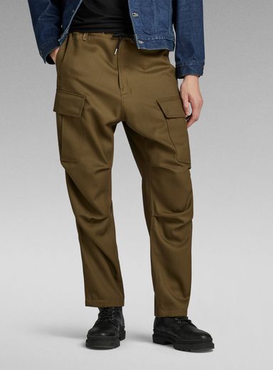 Balloon Cargo Pants Relaxed Tapered